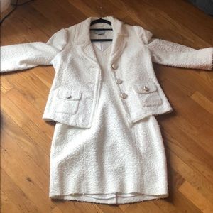 kate spade Dresses - Kate Spade Madison Ave white tweed jacket size 10 kate spade Dresses - Kate Spade Madison Ave white tweed jacket size 10